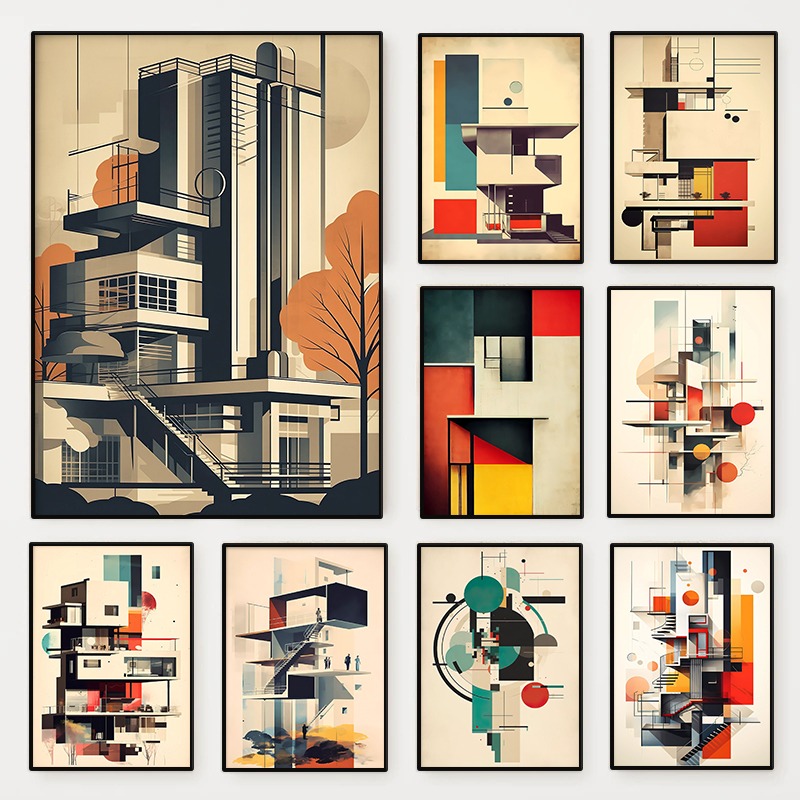 Vintage Minimalista Bauhaus Ar - Photography Geometry recensione e prezzo